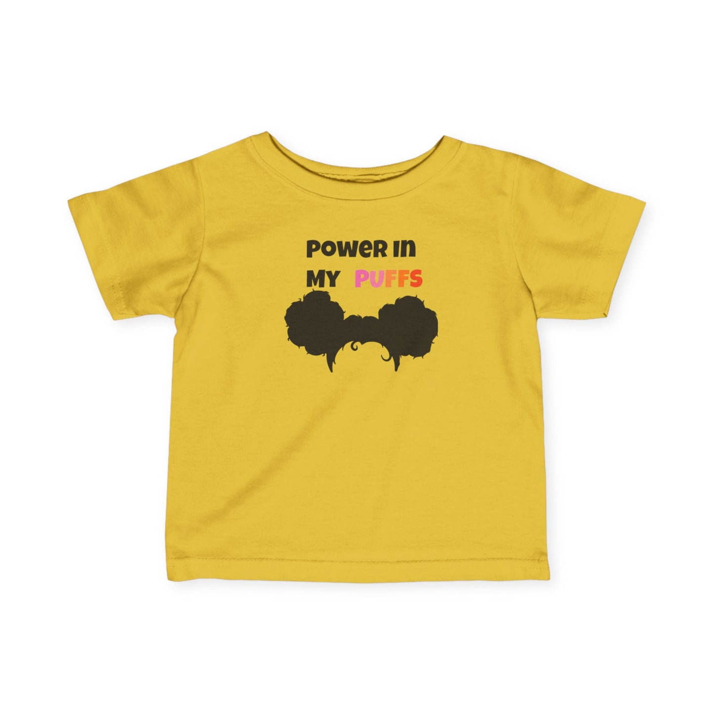 Power in My Puffs Infant Tee – Soft & Empowering Baby Shirt