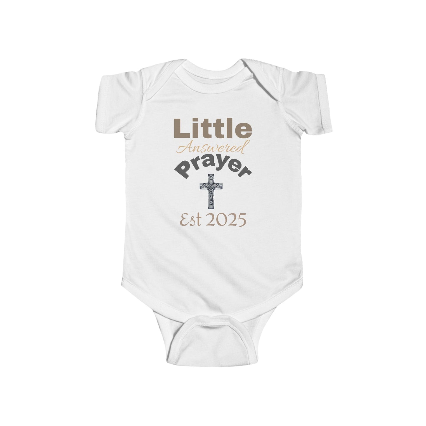 Little Answered Prayer Infant Bodysuit - Cute Baby Gift for Births - Mama's Miracles