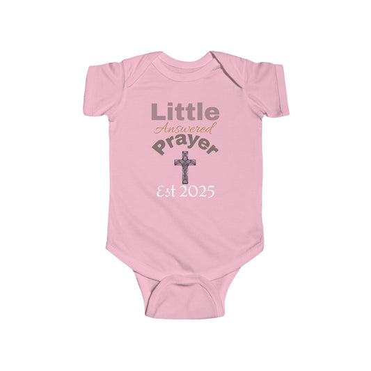 Little Answered Prayer Infant Bodysuit - Cute Baby Gift for Births - Mama's Miracles