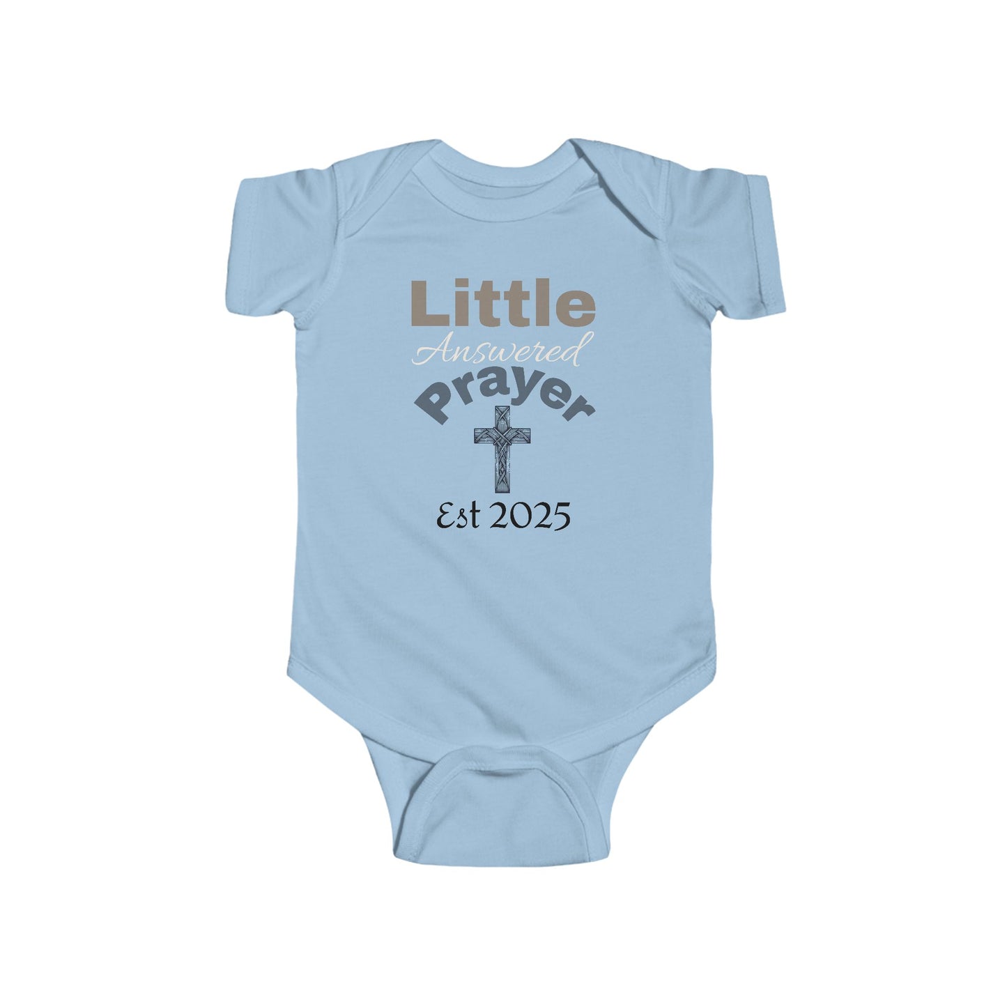 Little Answered Prayer Infant Bodysuit - Cute Baby Gift for Births - Mama's Miracles